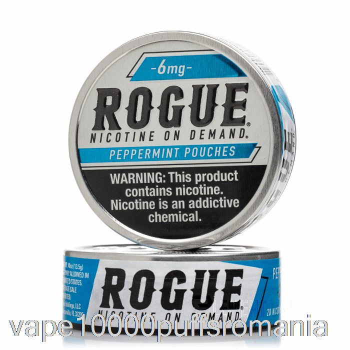 Vape Romania Rogue Pungi Cu Nicotină - Mentă 3mg (pachet De 5)